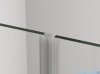 Ronal Cadura White Line drzwi wahadłowe 80cm jednoczęściowe lewe z polem stałym biały mat CA31CG0800907